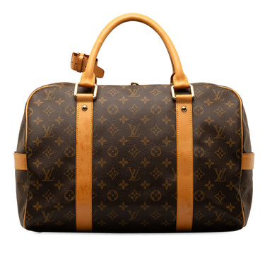 Brown Louis Vuitton Monogram Carryall Travel Bag - Designer Revival