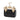 Black Chanel CC Resin Faux Pearl Hanger Classic Flap Brooch