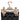 Black Chanel CC Resin Faux Pearl Hanger Classic Flap Brooch