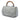 Gray Gucci Large Speckled Leather New Bamboo Top Handle Bag Satchel