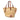 Beige LOEWE Large Floral Embroidered Raffia Basket Tote