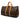 Brown Louis Vuitton Monogram Keepall Bandouliere 55 Travel Bag