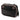 Black Chanel CC Quilted Lambskin Tweed Elegant Trim Front Zip Camera Bag