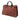 Red Burberry Large Suede and Calfskin Banner Satchel