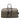 Beige Gucci Large GG Supreme Trolley Travel Bag