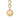 Gold Chanel Gold Plated Rue Cambon Medallion Chain Link Belt