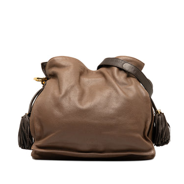 loewe balloon mini leather shoulder bag