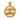 Gold Chanel Gold Plated CC Crystal Twisted Round Clip On Earrings