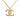 Gold Chanel CC Gold Plated Pendant Chain Necklace