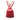 Red Gucci Calfskin Bamboo Drawstring Backpack
