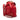 Red Gucci Calfskin Bamboo Drawstring Backpack