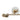 Gold Chanel CC Gold Plated Enamel Camellia Drop Push Back Earrings