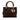 Brown Dior Medium Suede Cannage Lady Dior Satchel