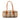 Beige Burberry House Check Wool Shoulder Bag