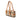 Beige Burberry House Check Wool Shoulder Bag