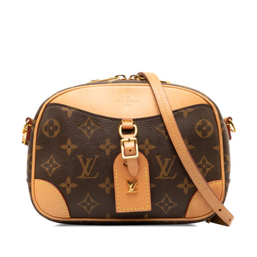 Brown Louis Vuitton Monogram Deauville Mini Crossbody Bag - Designer Revival