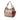Red Burberry Small Leather Trimmed Haymarket Check Coated Canvas Canterbury Tote