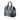 Black Prada Saffiano Trimmed Tweed Lux Shopping Tote Satchel