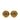 Gold Chanel Gold Plated CC Button Clip on Earrings