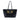 Black Fendi Leather Monster Roll Tote
