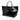 Black Saint Laurent Maxi PVC Rive Gauche Shopper Tote Travel Bag