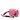 Pink Fendi Embossed Terry Cloth FF 1974 Convertible Belt Baguette Satchel