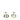Gold Dior Gold Plated Faux Pearl Tribales Push Back Earrings