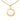 Gold Chanel CC Gold Plated Magnifying Glass Pendant Necklace