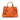 Orange Prada Vitello Daino Open Convertible Tote Satchel