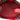 Red Burberry Grained Calfskin Lorne Bucket Bag