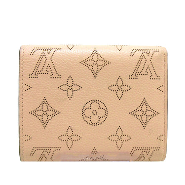 Pink Louis Vuitton Monogram Mahina Iris Compact Wallet