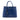 Blue Prada Medium Saffiano Cuir Double Handle Satchel
