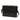 Black Burberry Embossed Grain Check Leather Langley Crossbody