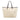 Beige Fendi Medium Zucca Canvas Roll Tote