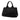 Black Prada Canvas Canapa Logo Satchel