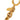 Gold Chanel CC Gold Plated Medallion Collar Necklace