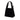 Black Chanel Suede Logo Handbag