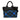 Blue Prada Tessuto Stampato Reversible Satchel