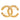 Gold Chanel CC Gold Plated Baroque Embossed Brooch