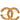 Gold Chanel CC Gold Plated Baroque Embossed Brooch