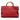 Red Gucci Large Calfskin Bamboo Shopper Sachel Satchel