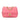 Pink Chanel Mini Square Lambskin Pearl Samba Flap Crossbody Bag - Designer Revival