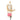 Pink Chanel Mini Square Lambskin Pearl Samba Flap Crossbody Bag - Designer Revival