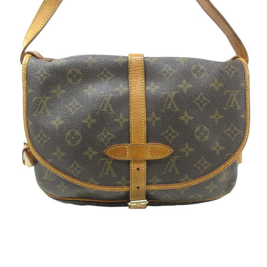 Brown Louis Vuitton Monogram Saumur 30 Crossbody Bag - Designer Revival