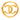 Gold Chanel CC Gold Plated Round Brooch