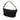 Black Gucci GG Canvas Web Boat Shoulder Bag