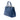 Blue Prada Medium Saffiano Lux Galleria Double Zip Satchel