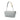 Gray Chanel Choco Bar Canvas Camellia CC No. 5 Flap Handbag