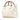 White Gucci Medium Leather Bamboo Diana Tote - Designer Revival