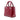 Red Dior Medium Patent Cannage Lady Dior Satchel